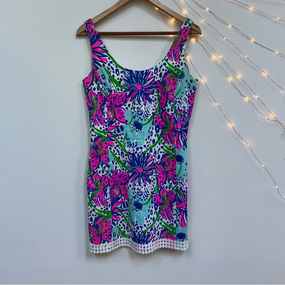 Lilly Pulitzer in the garden Eaton shift dress 6 - Picture 3 of 9